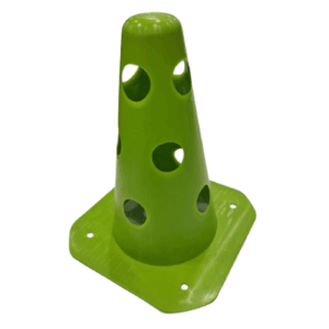 Cono 20 cm RIGIDO RANURADO VERDE