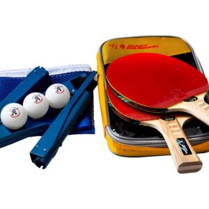 SET 2 PALETAS 3*** + 3 PELOTAS + 1 RED PROFESIONAL+ FUNDA PING PONG GIANT DRAGON VGP090302