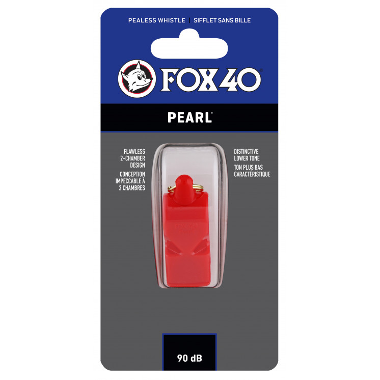 silbato fox pearl rojo c