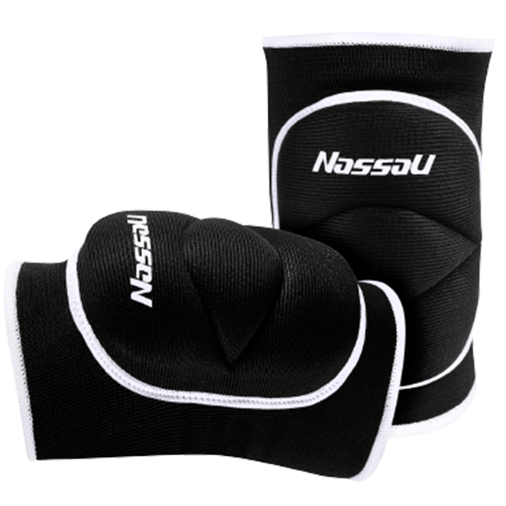 RODILLERA-NASSAU-VOLEY-COVER-NEGRA-BLANCA-DEPORTES-ONCE