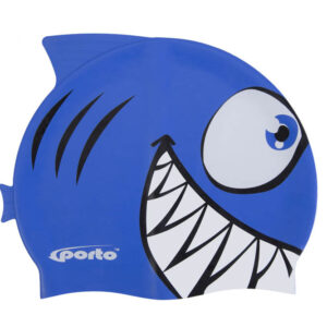 Gorra De Natacion De Silicona Animals Kids | SPORTO | Pescadito azul