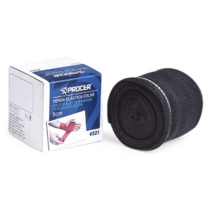 Venda Elastica PROCER 5 cm Negra