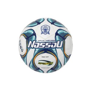Pelota de Fútbol Nassau Spectro N°5 | Blanco y azul