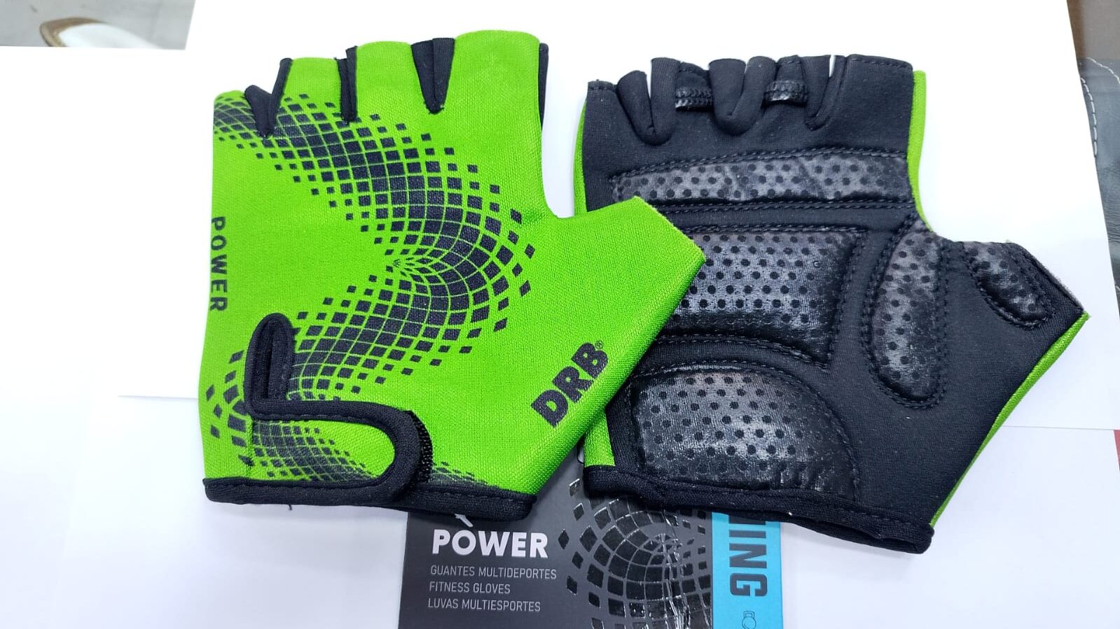 GUANTE FITNESS DRB POWER VERDE