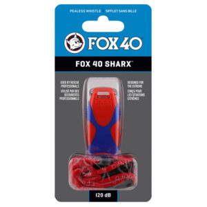 Silbatos Fox 40 Sharx con collarin azul