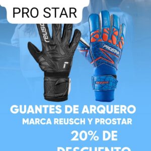 PROMO 20% DE DESCUENTO GUANTES ARQUERO PRO STAR