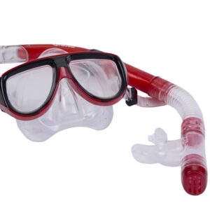 Mascara + Snorkel SPORTO rojo